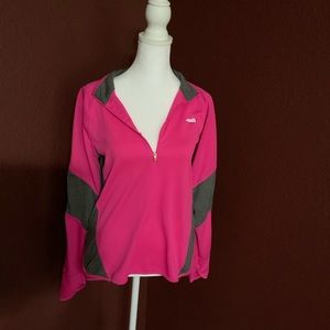 Pink & Gray Quarter Zip